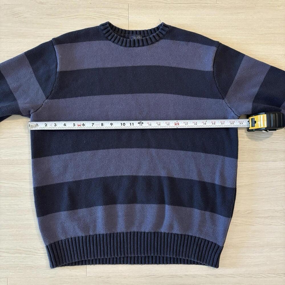 Brandy Melville Brianna Blue/Purple Striped Pullover Sweater One Size Women’s - Picture 5 of 6